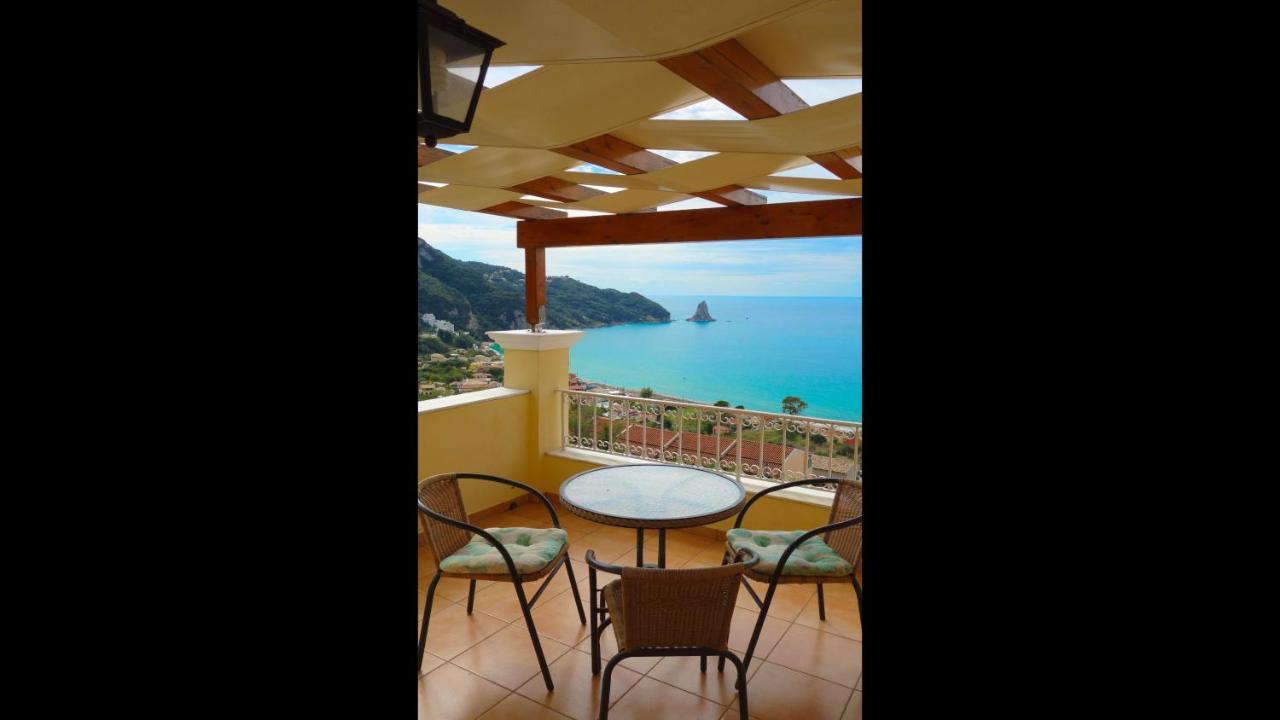 Natalia Apartment B With Panoramic Sea Views Of Agios Gordios Bay Exterior foto
